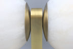 Alabaster Globe Wall Light - Twin Sphere Sconce