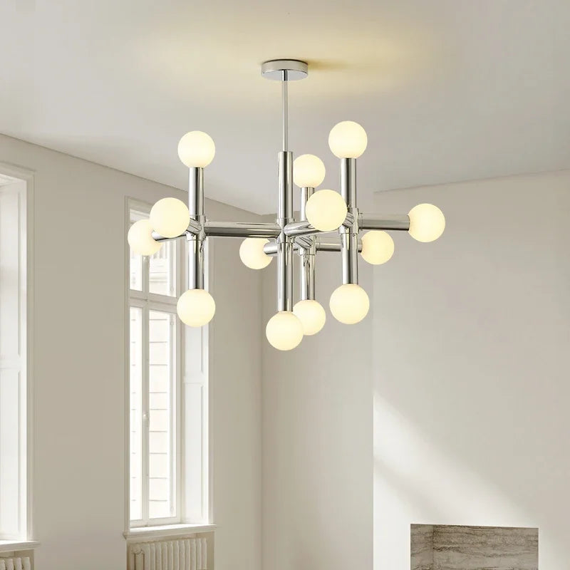 Bauhaus Glass Cluster - Ten-Light Pendant