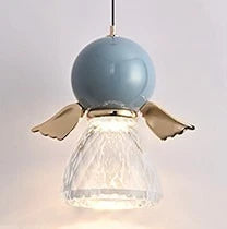 Angel Pendant - Macaron Glass Kids Light