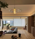 Acrylic Disc Pendant - Layered Ceiling Light