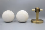 Alabaster Globe Wall Light - Twin Sphere Sconce