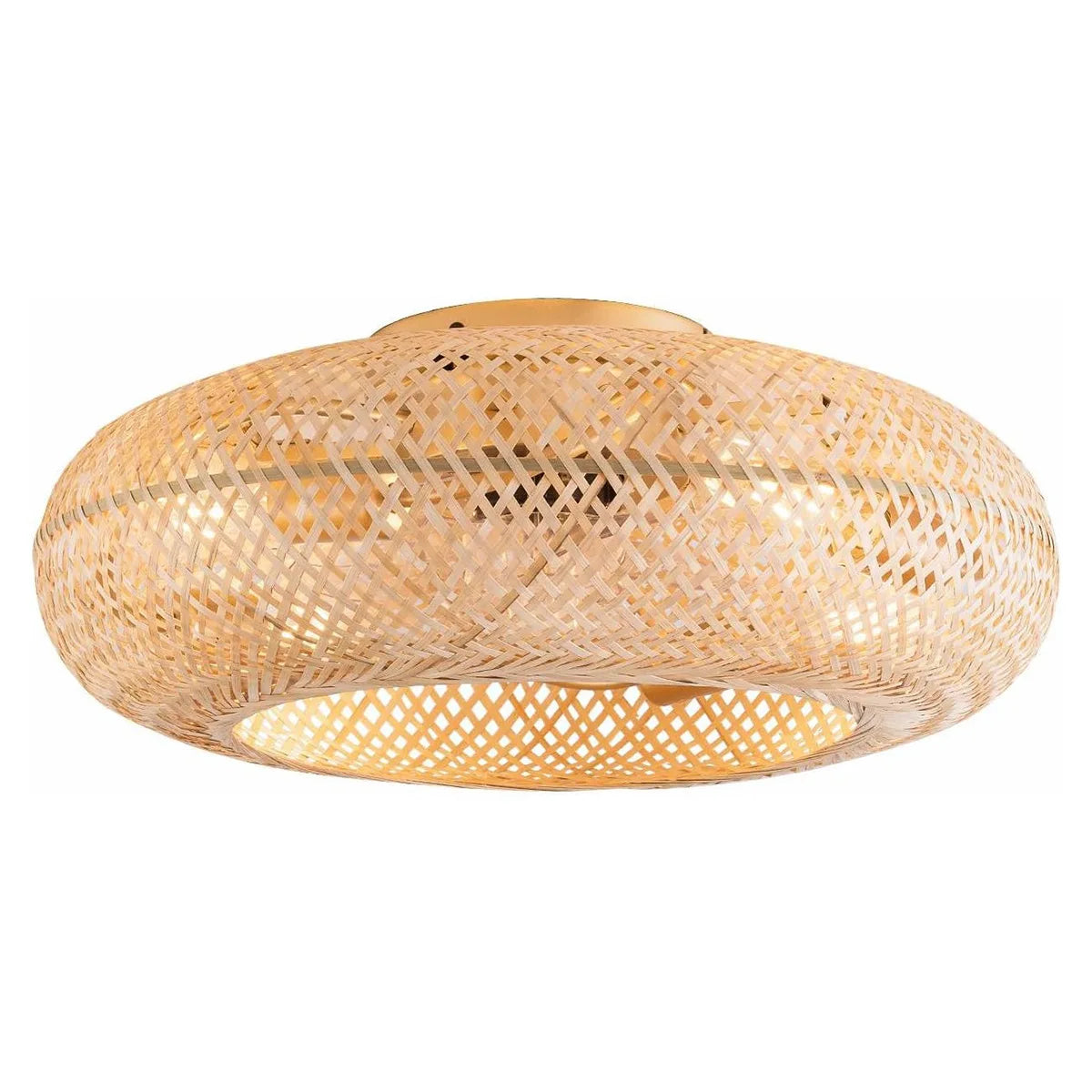 Bamboo Ceiling Fan - Remote Control Light
