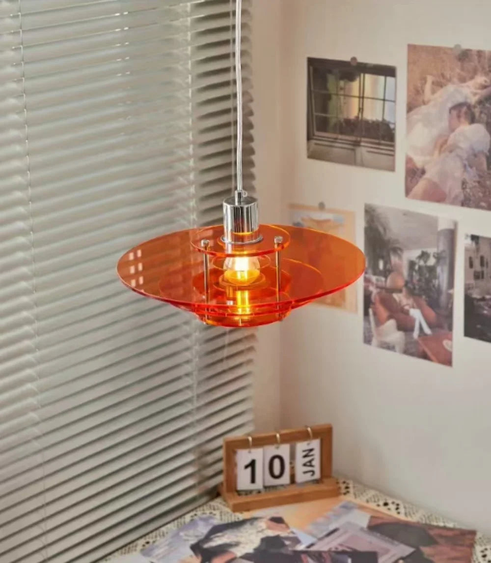Acrylic Disc Pendant - Layered Ceiling Light