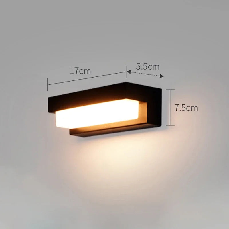 Solar Wall Light - Motion Sensor Strip Sconce