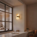 Alabaster Globe Wall Light - Twin Sphere Sconce