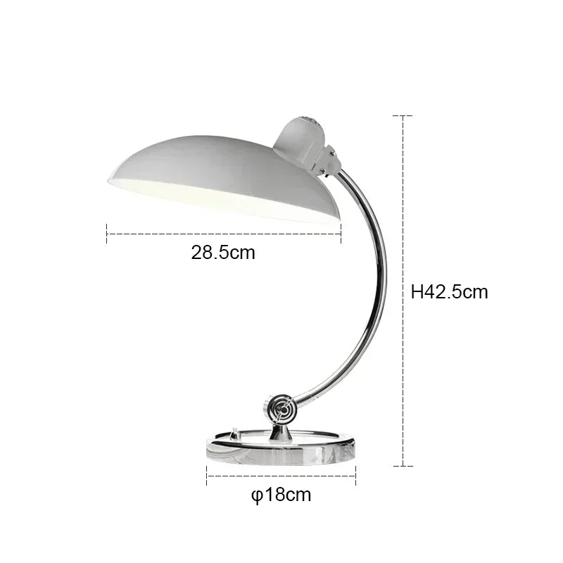 Arc Desk Lamp - Chrome Reading Light