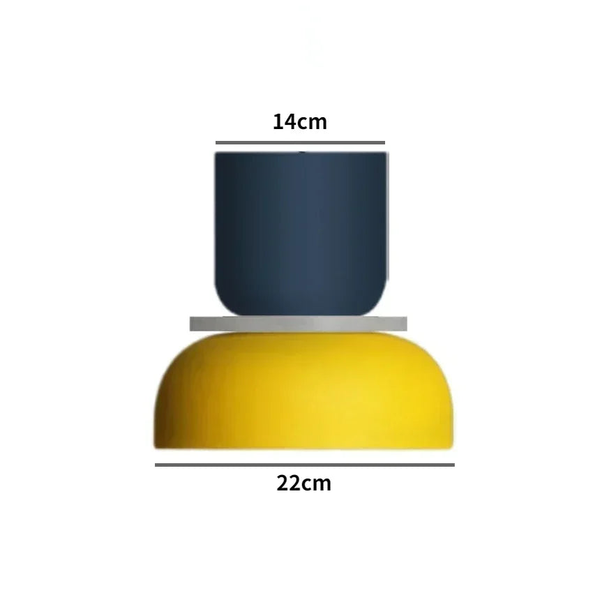 Macaron Pendant - Coloured Dome Cluster Light