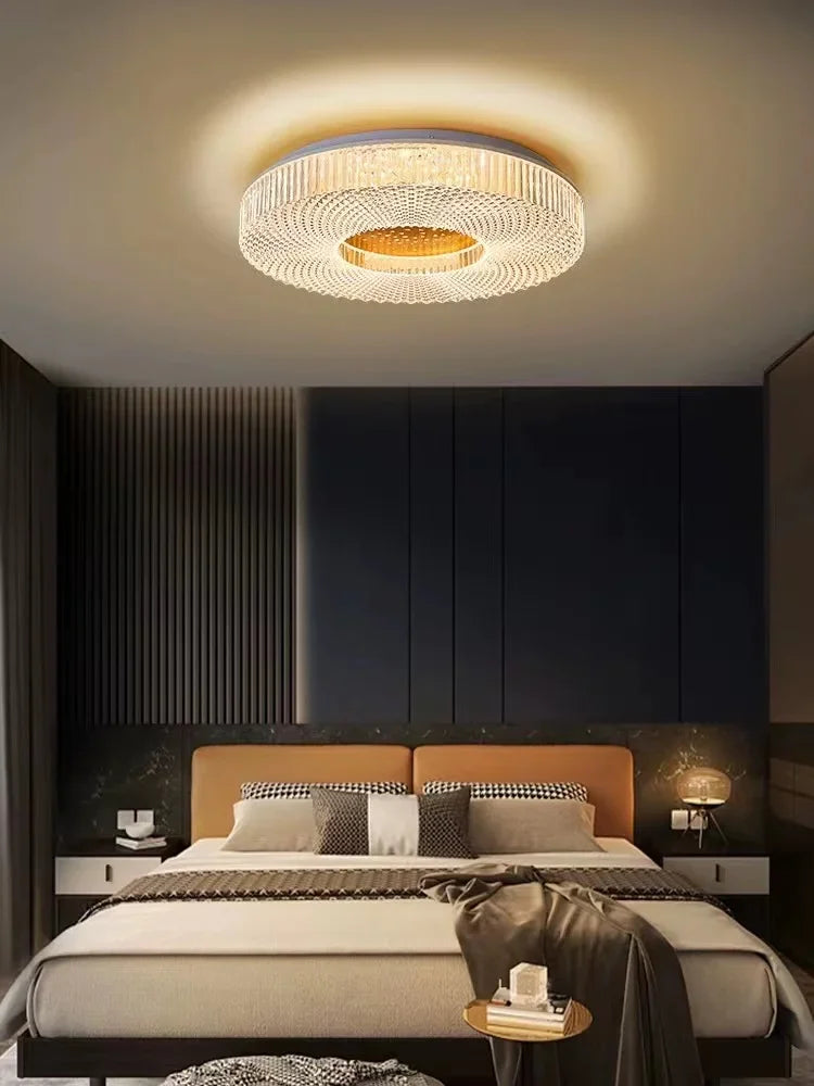 Acrylic Ring Ceiling Light - Circular Flush Mount