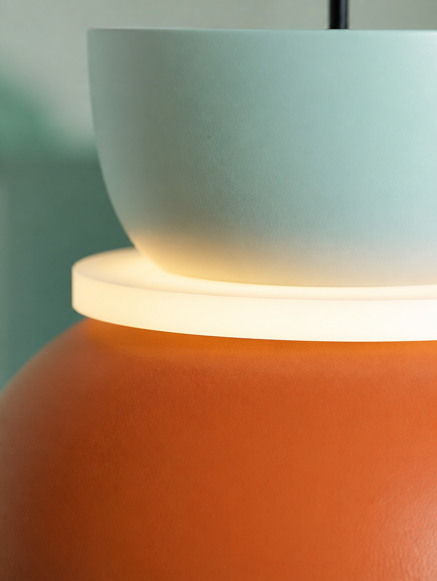 Macaron Pendant - Coloured Dome Cluster Light