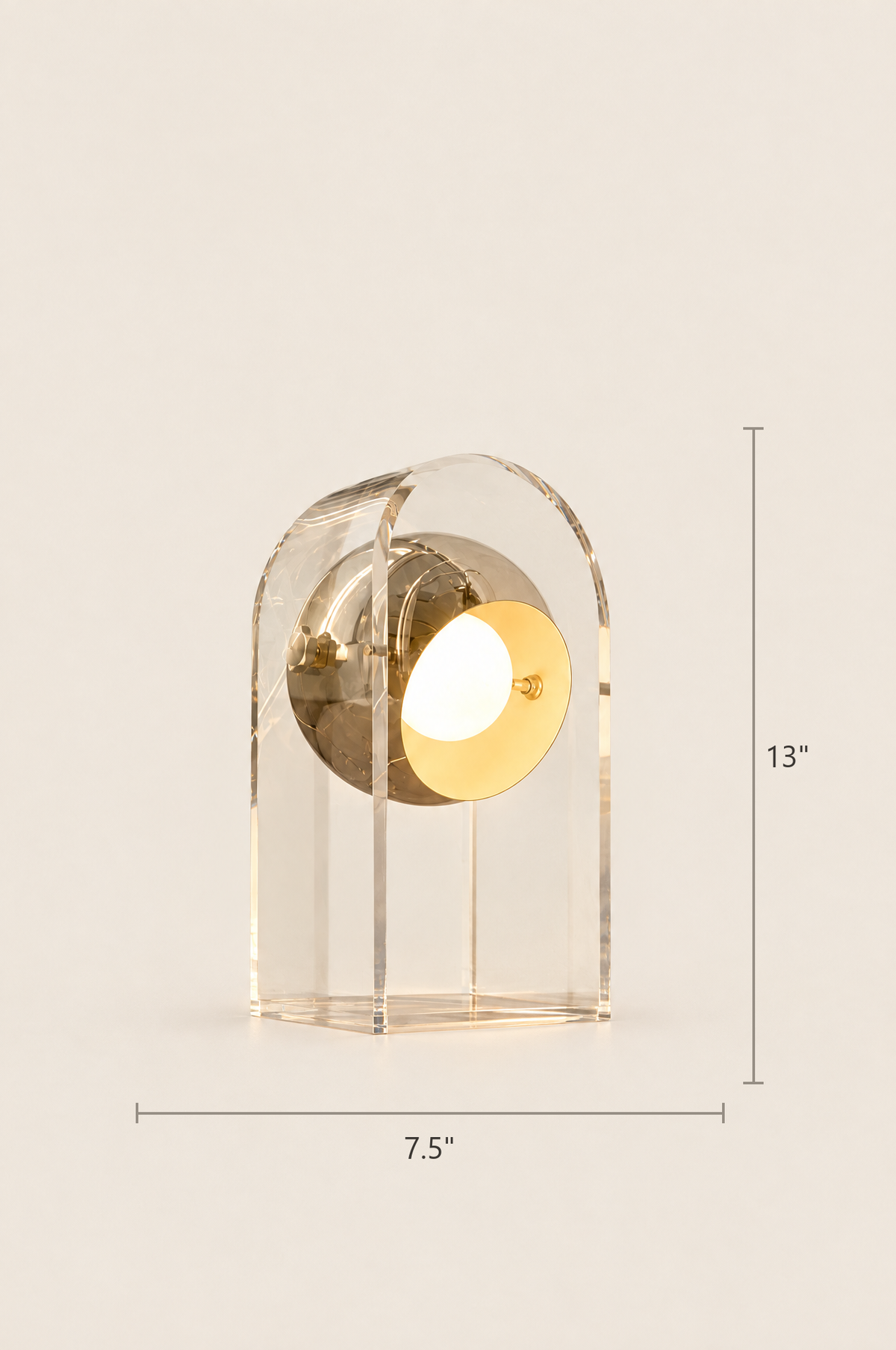 Size guide: 7.5 inches wide and 13 inches tall