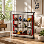 1pc Toy Display Case 3 Tier 12 Grid Acrylic Display Box Dustproof Storage Organizer for Collectibles Figures Home Decor